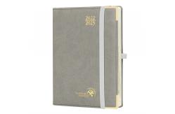 China Soft Cover Student Weekly Planner Grey With 30 Minute Intervals supplier