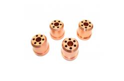 China Brass Ra0.2 CNC Turned Parts 0.1mm Tolerance Mechanical Engineeing Sandblasted supplier