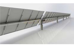 China 2MW Single Axis Solar Tracker Grid Rack Mount Structure supplier