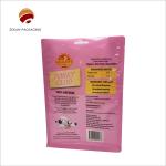 CMYK Gravure Printing Standing Pouch Flat Bottom Moisture Proof Zipper Type for sale