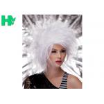 Heat Resistant Clown Synthetic Cosplay Wigs Colored Explosive Head For Party for sale