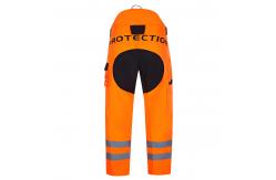 China Mesh Lining Chainsaw Protective Clothing Hi Vis Chainsaw Trousers supplier