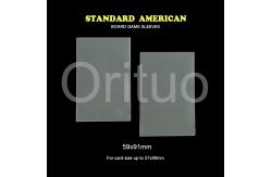 China Cpp Standard American Board Game Sleeves 59x91mm Deck Protector Sleeves SGS supplier