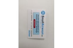 China Silver Emboss Member Number Matte PVC Business Cards With White Signature Panel supplier