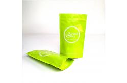 China Custom Printed Recyclable Kraft Paper Bag Green Tea Packaging SGS / FDA Approval supplier