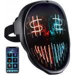 App Programmable Halloween Led Mask Face For Cosplay Masquerade for sale