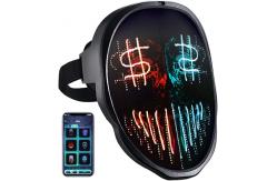 China App Programmable Halloween Led Mask Face For Cosplay Masquerade supplier