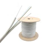 Single Mode FRP FTTH GJXFH Drop Cable Fiber Optic Cable 2 Cores With 2 Parallel for sale