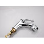 Pull Out Copper Electroplating Counter Bathtub Faucet