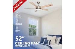China OEM Remote Control Modern LED Ceiling Fan With Light 5 MDF Blades supplier
