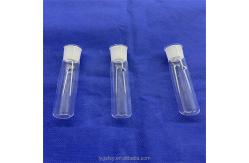 China Customized Clear Round Bottom End Quartz Test Tube For Laboratory supplier