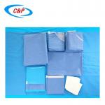 SMS Sterile ENT Disposable Surgical Pack Drape Kit Blue EO Sterilization for sale