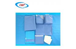 China SMS Sterile ENT Disposable Surgical Pack Drape Kit Blue EO Sterilization supplier