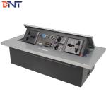 Black Power Hidden  Desktop  Socket With USB / 3.5 Audio Interface BD610-7