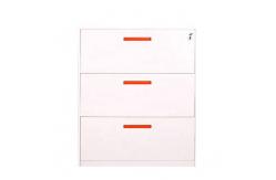 China Office 3 Drawer Kd Structure Metal Drawer Cabinet supplier