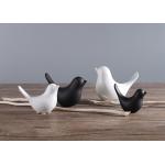 Hotel Or House Decoration Poly Resin Birds Models / Lovely Animals Ornaments for sale
