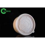 Lunch Disposable Paper Bowls With Lids Smooth Top Break Proof Moisture Barrier for sale