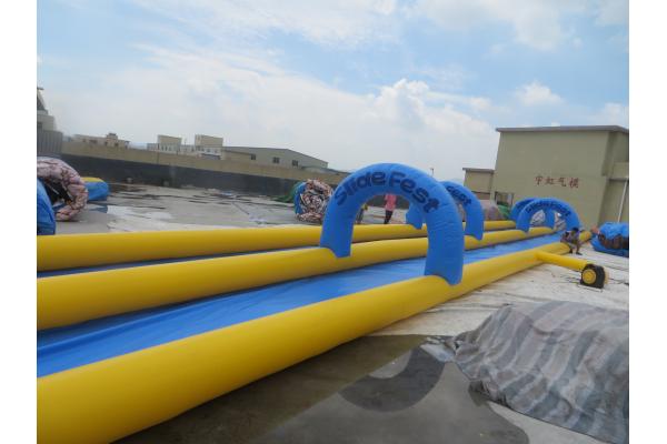 New finished inflatable slide the city with lower factory price