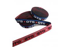 China High Tenacity Jacquard Elastic Webbing 2cm-6cm Nylon Elastic Black supplier