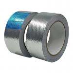HVAC Fiberglass Cloth Aluminum Foil Tape High Performance Flame Retardant for sale