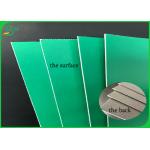 1.2mm Folding Resistant One Side Coated Green Grey Cardboard In Sheet for sale