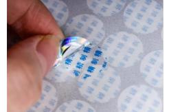 China Scratch Off Anti Counterfeiting Stickers One Time Use Hologram Security Labels supplier