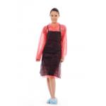 40g/M2 Disposable Nonwoven Apron With Punched Neck Opening Sleeveless For Good Use for sale