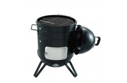 China 48x48x91cm 19'' Charcoal 3 Tier BBQ Smoker Roaster 225F To 750F Temp supplier