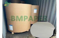 China 80g 20lb Beige Glazed Printing Paper Thin Woodfree Writing Paper For Notebook supplier
