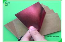 China Eco - Friendly Metallized Roll 0.55mm Washable Kraft Paper With 150cm supplier