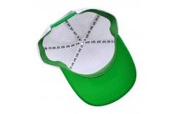 China Fashionable 5 Panel Trucker Cap With Flat Bill 6 Custom Eyelets supplier