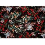 DTM Floral Embroidery Multi Colored Lace Fabric For Show Dress Eco Friendly for sale