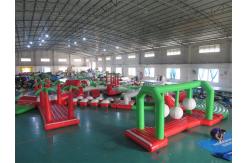 China Commercial Inflatable Water Amusement Park Equipment With Digital Printing supplier