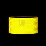 Lime Yellow Green Dot C2 Reflective Tape Micro Prismatic Material High Performance for sale