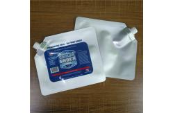 China Reusable Drink Stand Up Zipper Pouch Biodegradable Food Package Spice Bags With Spout supplier