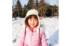 China Classical Female Sheepskin Shearling Trapper Hat For Kids ODM Designs supplier