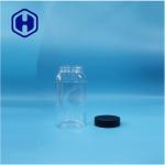 Triangle Shaped Clear Plastic Dried Food Marshmallow Candy Jar Screw Top Lid