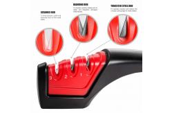 China Manual Handle Household Knife Sharpener Mini Knife Sharpener 240g Weight supplier