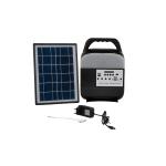 Portable 6 Volt Solar Home Lighting System Colorful Reading Lights With Solar Panel for sale