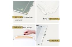 China Medium Planner Jul. 2023 - Jun. 2023 Grey with Hourly Schedule and Monthly Tabs supplier