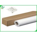 36inch * 50m 80gsm Inkjet CAD Plotter Paper Roll For Engineering Drawing for sale