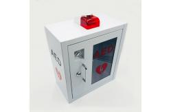 China Customizable AED Defibrillator Cabinets , Alarmed AED Wall Box 400x360x200mm supplier