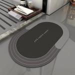 Soft Custom Fast Drying Bath Mat With Non Slip Bottom