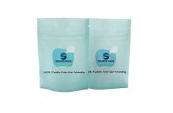 China Custom Printing Zipper Tea Sachet Biodegradable Paper Pouch Packaging Bags supplier