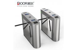 China Smart Access Control Tripod Turnstile SUS304 Three Roller Arm Gate For Crowd supplier