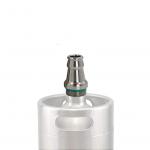Easy To Fill Beer Mini Keg Adapter 2.5cm With Crown Mouth Cap