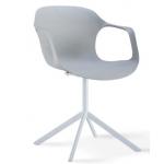 modern plastic cafe room arm chair with metal leg for sale