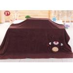 Optional Pattern Organic Swaddle Blankets , Swaddle Animal Blanket Smooth Flannel Fleece Plush