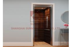 China Marble Floor Gearless Traction High Speed Elevator With Stainless Steel Handrail supplier