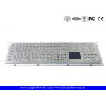 IP65 Rugged Kiosk Metal Industrial Keyboard With Touchpad Function Keys And Number Keypad for sale